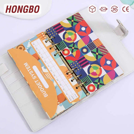 FB TK Hot Selling 12 Pcs A6 Binders 6 Holes Budget Sheets Planner Organizer Inserts Wallet Envelope Hot Selling Cash Budget