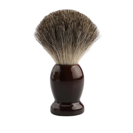 100% Pure Badger Wooden Shaving Brush High-End Beard Brush for Salon Quality Shave