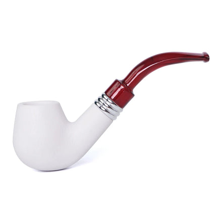 Wholesale Classical Cheap Practical Fashion Imitative Meerschaum Bakelite Resin Wooden Smoking Pipe