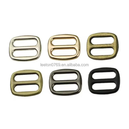 Stock Supply Good Quality 12mm Mini 8 Shaped Zinc Alloy Adjustable Tri-glide Buckle