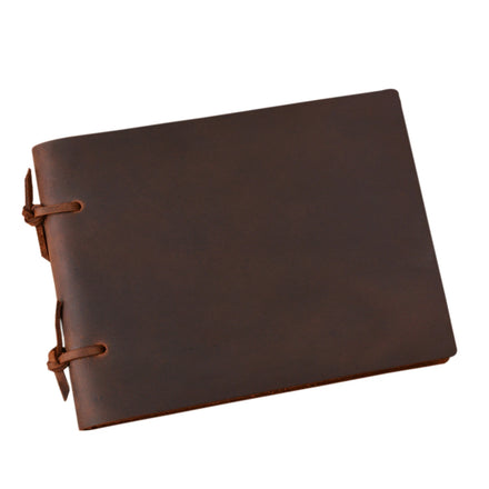 Handmade Stitching Genuine Leather Creative Style Customizable Logo Bulk Factory Notebook