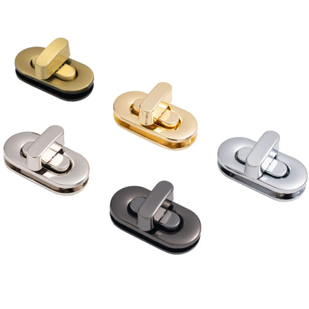 Hardware Oval Twist Lock Cross Buckle Accessories Luggage Accessories Zinc Alloy Twist Lock Buckle
