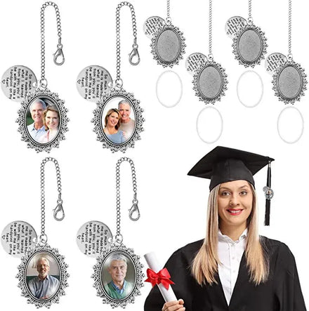 RubySub Wholesale Modern Metal Sublimation Graduation Tassel Charm Pendant for Graduation Cap
