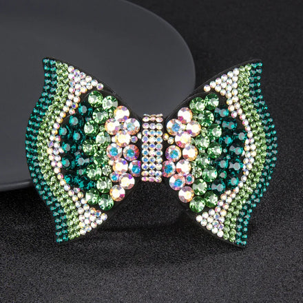 HX-164 DIY Diamond Hairpin Barrette Butterfly Rhinestone Hair Clip Handmade Hairpin Hair Decoration Gift