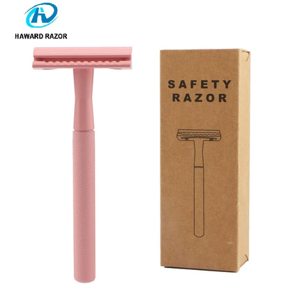 Safety Razor Double Edge Shaving Razor for Women with Precise Shave for Smooth Skin