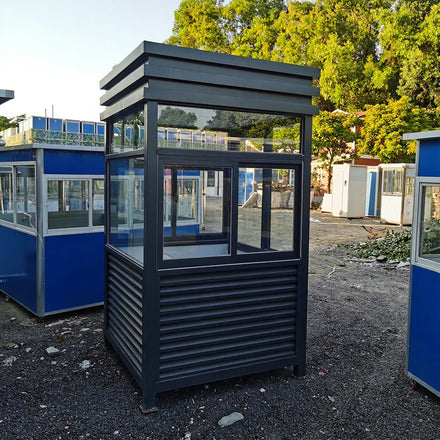 Sandwich Panel Prefab Removable Fire Guard House Outdoor Modern Mobile Public Security Ticket Booth Sale Sentry Box