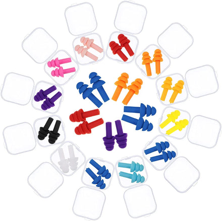 Lightweight Banded Silicone Earplugs with 29dB Noise Reduction Reusable & Intrinsically Safe for Work CE Certified