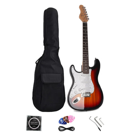 Smiger Guitar Kit with Bag Accessories Professional ST Type Left Handed Electric Guitar Set