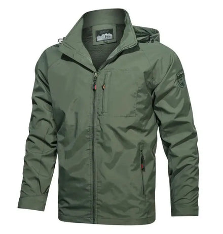 Wholesale Winter Hooded Jacket Men's Sports Outdoor Windproof Outwear Big Size Fashion Hiking Jacket