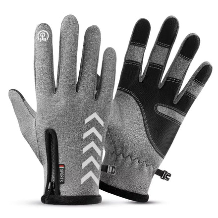 OEM ODM Customized Waterproof Zipper Lined Touch Screen for Outdoor Riding Winter Gloves