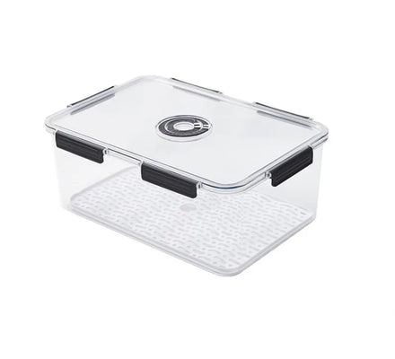 Hot Sale Food Grade PET Fruit Storage Box Organizer Fridge Vegetables Fresh Containers Refrigerator Storage Boxes