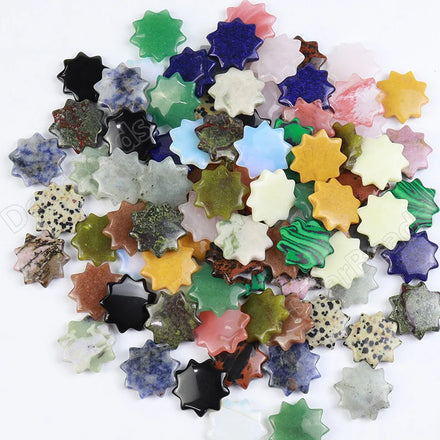 Natural Sun Shaped Stones Sunshine Crystal 25mm Genuine Healing Crystals Gemstone