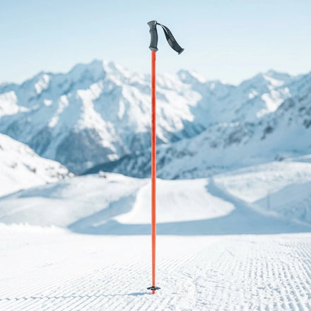 Carbon Fiber 30-100% Rubber Grip 145cm Lightweight Tungsten Tip Matte Finish Nordic Ski Poles