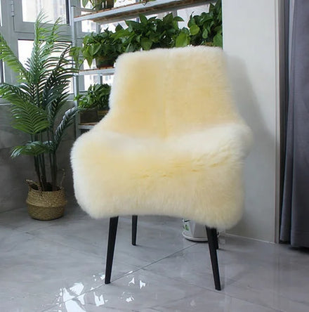 Premium Quality Grade Real Australian Sheepskin Fur 6-8cm Full Pelt Eco-Friendly Rug Shaggy Blanket Home Car Camping Commercial