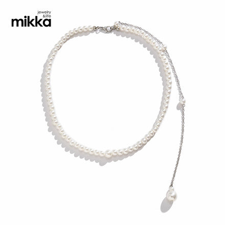 Hot Pearl Necklace Women Jewelry Summer Choker Bohemian Beaded Necklaces Handmade Collar Female