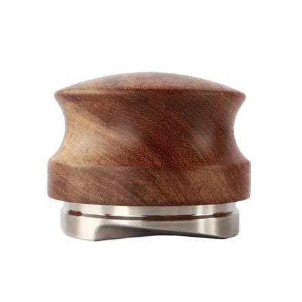 Barista Espresso Tool Stainless Steel 3 Leaf Coffee Leveler Macaron Espresso Tamper Wooden Coffee Distributor