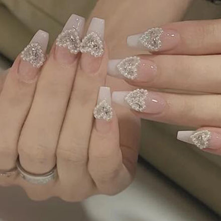 Wholesale 24pcs Press on Nails for Manicure Decoration Reusable Fake Nails for Girls Wearable False Nails