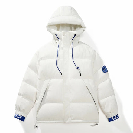 OEM Alike Mens Winter Casual Breathable Zipper Fashionable Grid Waterproof Puffer Coats Male Plus Size Down Coat