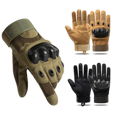 ZJFIT Wholesale Full Finger Black Safety Sports Motorcycle Glove Mil-Spec Combat Tactical Gloves