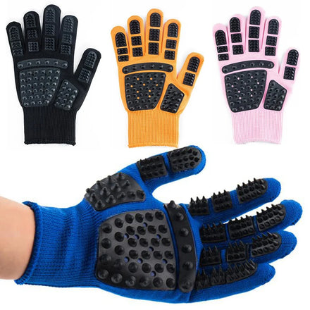 2024 New Pet Glove Cat Grooming Glove Pets Hair Deshedding Brush Gloves for Dog Comb Bath Clean Massage Hair Remover Brushes