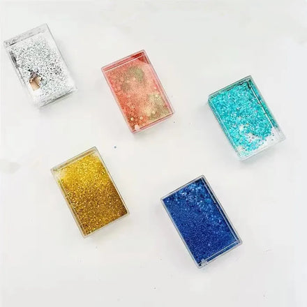 2023 Wholesale Price Mini Picture Frame Good Quality Silver Glitter Plastic Cheap Mini Photo Frame