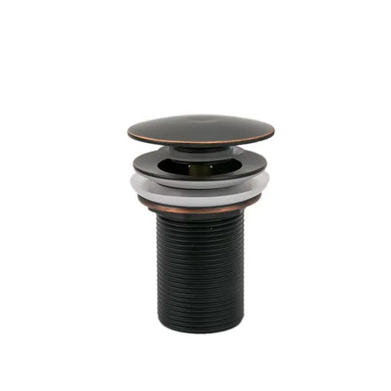 Modern Design Oil Rubbed Bronze Pop-up Drain Faucet with Overflow Sink Drain Stopper for Bathroom