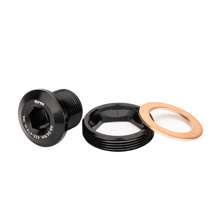 Aluminum Alloy Mountain Bike Durable Crank Plate Nut Parts M15/M26 M18/M30 Bolt Screw for Spare G X P X7 X9 X0 XX1 DUB