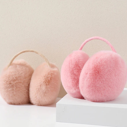 Hot Sell Faux Fur Plush Fancy Ear Protection Women Cold Proof Warm Winter Ear Muff