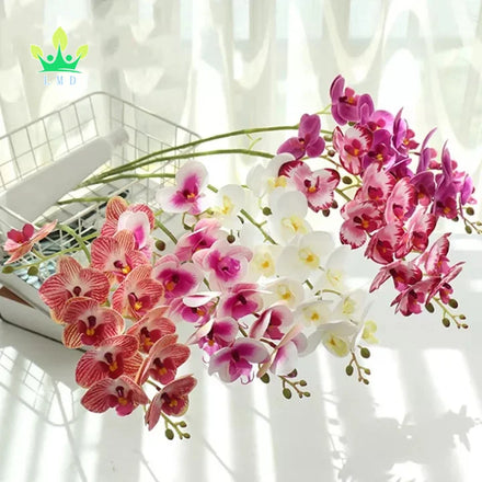 Artificial Silk Butterfly Orchid Flowers Simulation Orchid flowers Bouquet Home Decoration