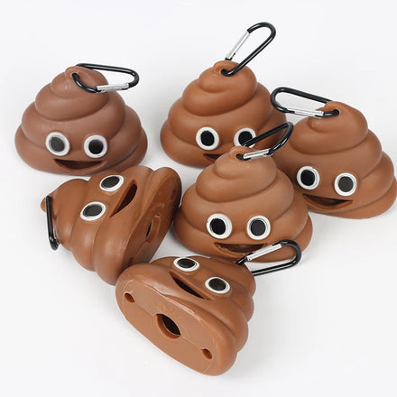 Portable Poop Bag Dispenser for Pets Soft Silicone Dog Waste Storage Box Convenient Tool for Pet Waste Disposal