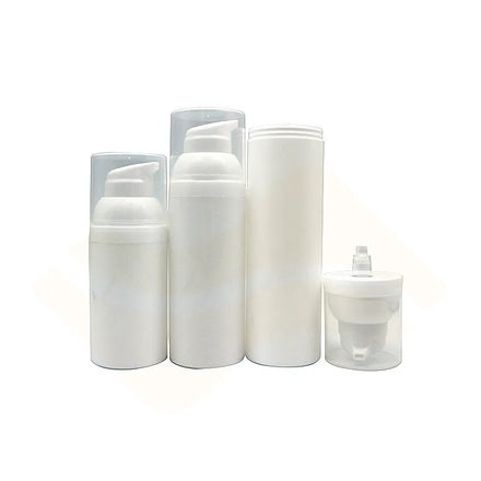 Wholesale Cosmetic Lotion 1oz 30ml 50ml 80ml White Airless Pump Bottle for Lotion