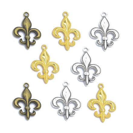 3 Colors Charms Metal Ship's Anchor Charm Pendant Bracelet Necklace Jewelry Making 29*20mm H16