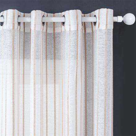 XinLan Modern Curtain Design Wholesale Kitchen Door Jacquard Tulle Eyelet Curtain