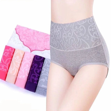 M-3XL Women's Cotton Underwear High Waist Breathable and Comfortable Soft Cotton Panties Ladies Briefs