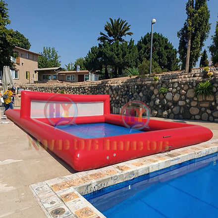 Water Polo Field Games Water Sports Inflatable Volleyball Court Field Beach Water Pool