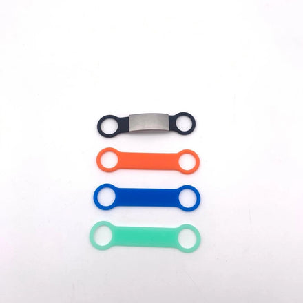 4 Sizes Slide-On Pet ID Tag Fits Buckle Style or Snap Style Collar Dog Tags Customize Stainless Steel Dog Collar Tag