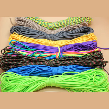 Wholesale 7 Strands Braided Polypropylene Parachute Rope Survival 550lbs 100meters Cord 4mm Camping Paracord