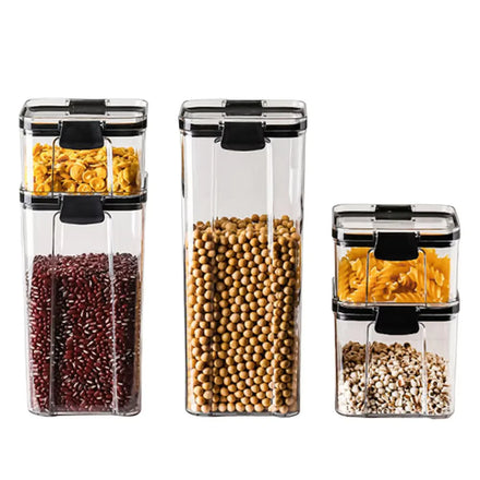 700ML Wholesale Food Storage Container Plastic Kitchen Refrigerator Box Storage Tank Transparent Sealed Cans