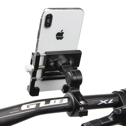 GUB PLUS18 Bicycle Motorcycle Phone Holder One Key Adjust Aluminum Bike Handlebar Mount Waterproof Phone Case Mobile Phone Mount