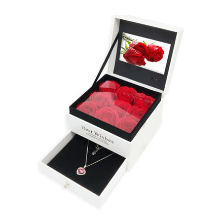 Electronic Component Gift Box Customized Printing 4.3 Inch Lcd Screen Video Brochure for Advertising