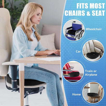 Orthopedic Ring Seat Pad Hemorrhoid Donut Pillow Pelvic Floor Recovery Men Women Osteoarthritis Prostate Support Health