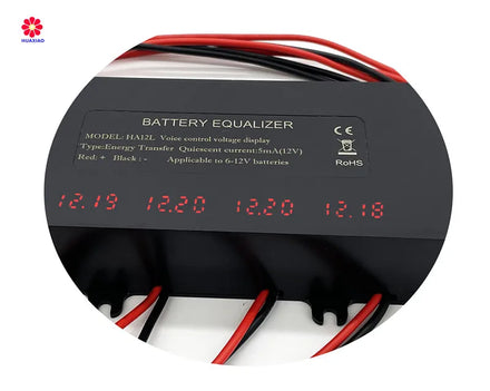 HA12L Active Energy Transfer Equalizer 48V Battery Equalizer Balancer LCD Display for 4*6V/9V/12V Battery