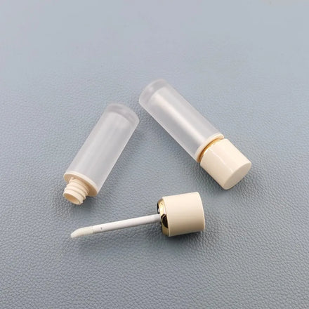 Luxury Frosted Liquid Lipstick Tube Custom Plastic clear Lipgloss case square Lip Balm Gloss Container