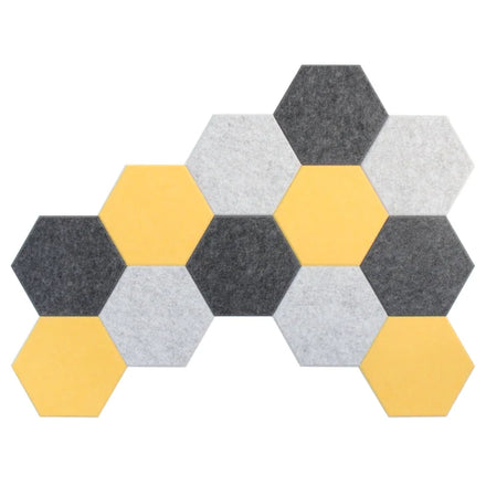 Hotsale Colorful Polyester Felt 3d Hexagon Acoustic Wall Panels