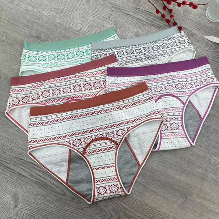 Custom Lady Ladies Teenage Menstrual Pants Menstruation Underwear Leak Proof Cotton Sleeping Under Garments Period Panties