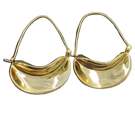 New Designs Simple Fashion African Gold Plated Model Jewelry Small Earrings for Women