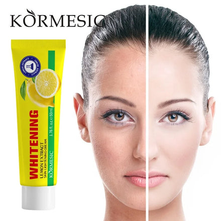 KORMESIC Oem Natural Vegan Lightening Skin Whitening Vitamin c Lemon Extract Whitening Cream for the Face