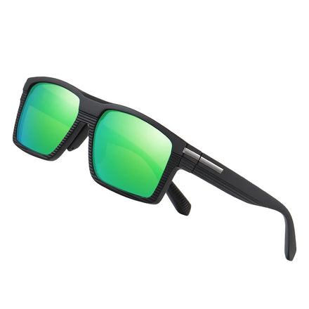 DOISYER Sunglasses TR90 Square Frame Men Fashion Style Driving UV400 Polarized Retro Sun Protection