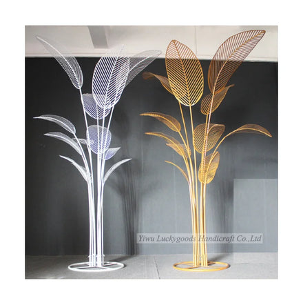 TY210706-1 Wedding Metal Backdrop Stand Banana Tree for Decoration