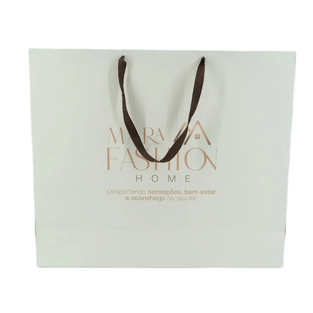 Custom Printed A3 A4 A5 Oversized Luxury Boutique Thickened Gift Shopping Paper Bags with Cotton Webbing Handle for Quilt Pillow